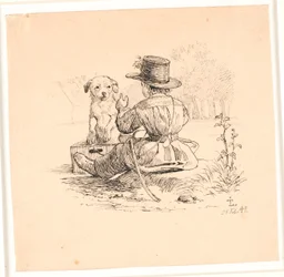 The Carriage Ride. Illustration for Kaalund