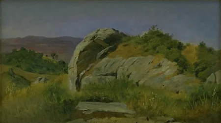 Landscape with Rocks in the Foreground. Civitella, Italy