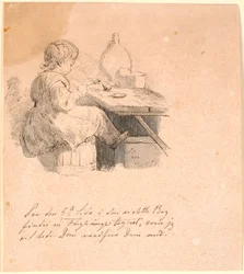 The Sparrow. Illustration for Kaalund