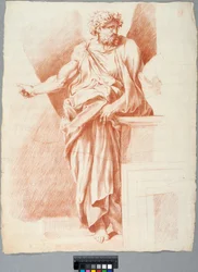 Academy Drawing. Detail from Raphael
