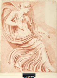 Academy Drawing. Relief from the Vatican Belvedere Court