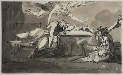 Falls into Despair. Plate 6 from the Melancholy Suite