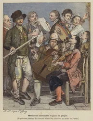 Travelling musicians and common people