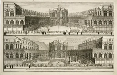 View of the Royal Garden of the Orangerie