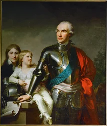 Count Stanislas Felix Potocki and His Two Sons Felix-Georg and Stanislas