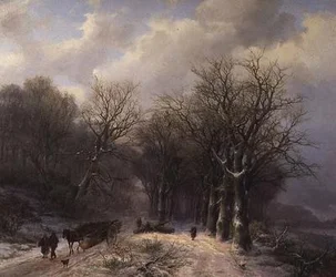 The Timber Cart in Winter