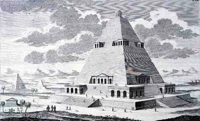 A Pyramid Outside Thebes, Egypt, from 