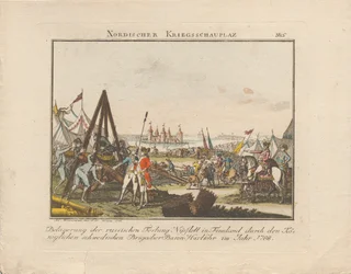 Siege of the Russian Fortress Nyslott in Finland, 1788