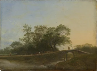 Landscape with Foot Bridge
