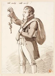 A Second-Hand Dealer Offering Pistols