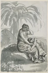 Hagar and Ishmael in the Desert