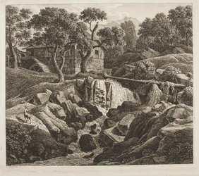 Landscape with Mill Wheel