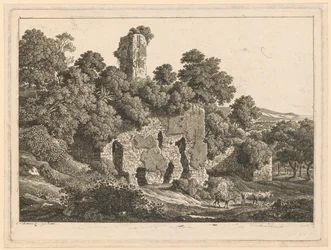 Landscape - Ruins of the Villa of Ventidio Basso in Tivoli