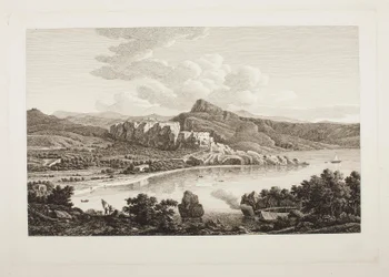 View of the Ruins of Karthaea on the Island of Ceos