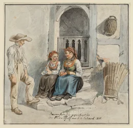 Peasant Family in Front of the House