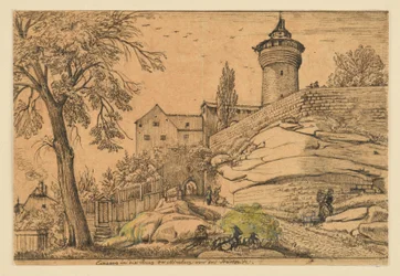 The Entrance to the Castle in Nuremberg from the City Side