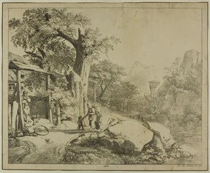 Mountain Landscape with Staffage