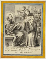 King Henry of France and Saint Bernard of Clairvaux