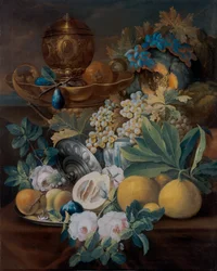 Still Lifes with Fruits and Flowers