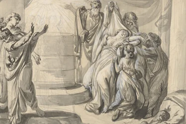 An Antique Sacrificial Scene (detail)