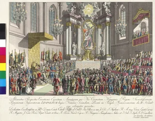 Coronation of Emperor Leopold II as King of Hungary in Bratislava on 15th November 1790