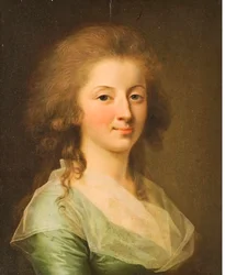 Portrait of a Young Lady Wearing a Green Dress