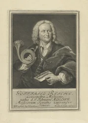 Portrait of the Trumpet Player and Composer Gottfried Reiche