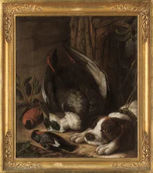 A Hunting Dog and His Prey