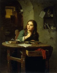The Young Schoolgirl, 1864