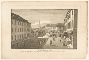 View of the Hackescher Markt in Berlin