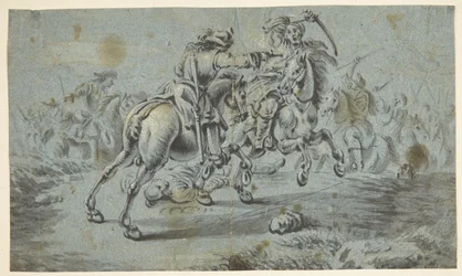 Scene of Knights with Turks?