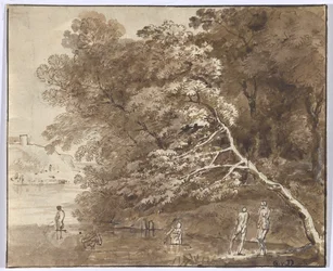 Bathers in the River