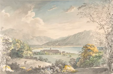 View of the Monastery in Tegernsee seen from the north-east, late 18th-mid 19th century