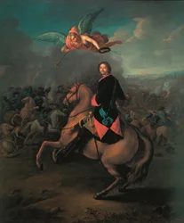 Peter I at the Battle of Poltava