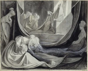 Kriemhild Keeps Vigil over Siegfried