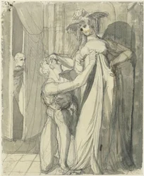 Siegfried and Kriemhild Surprised by Hagen