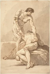 Two Nude Men