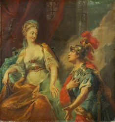 Aeneas before Dido