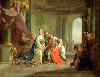Anthony, Mortally Wounded, with Cleopatra