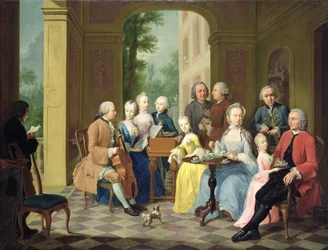 Portrait of the Timmermann Family, 1758