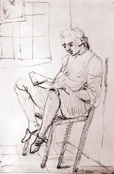 Johann Wolfgang Von Goethe in His House in Rome