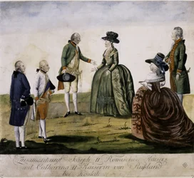 Meeting of Catherine II and Joseph II on the Dnieper