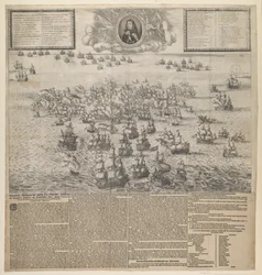 The Battle of Køge Bay in July 1677