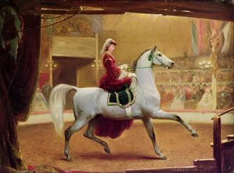 The Circus Rider, 1865