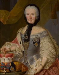 Portrait of Francisca Christina of the Palatinate-Sulzbach