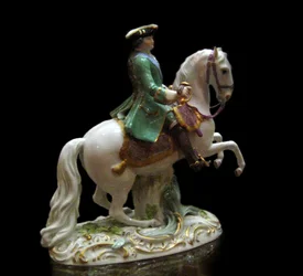 Equestrian Portrait of Empress Catherine II in the Semenovsky Life-Guards Regiment Uniform, 1770