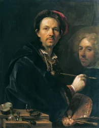 Self-Portrait at the Easel