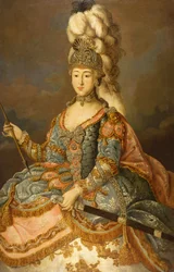 Portrait of Countess Anna Petrovna Sheremetyeva 1744-1768, 1769
