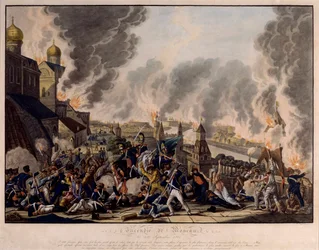 The Fire of Moscow on September 15, 1812