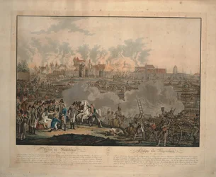 The Battle of Ratisbon on 23 April 1809